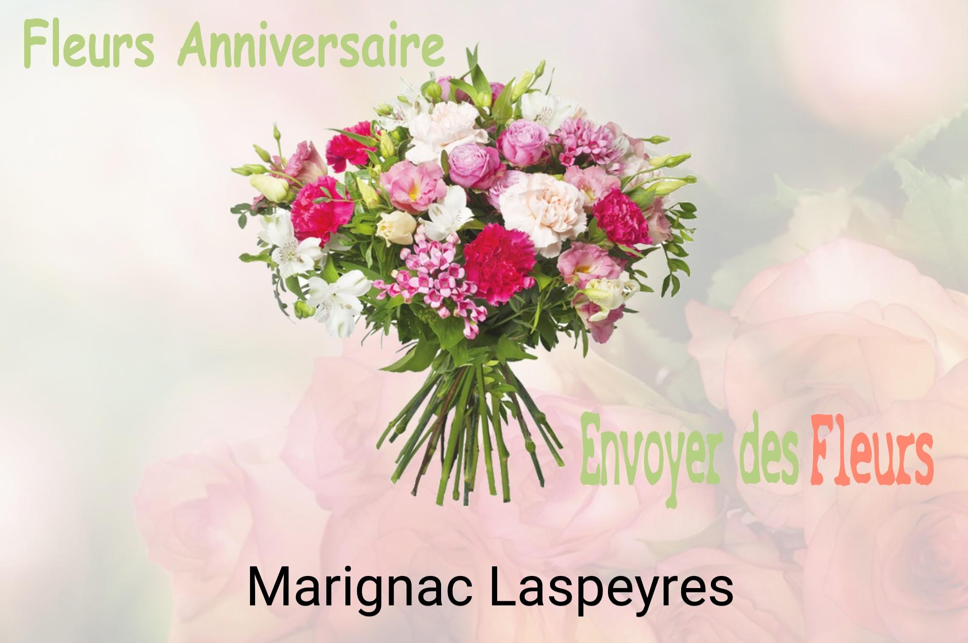 Bouquet de fleurs d’anniversaire livré à Marignac-Laspeyres